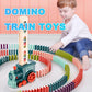 Domino Train Jouets Bébé Jouets Voiture Puzzle Automatique Libération Licence Électrique Blocs de Construction Train Jouet